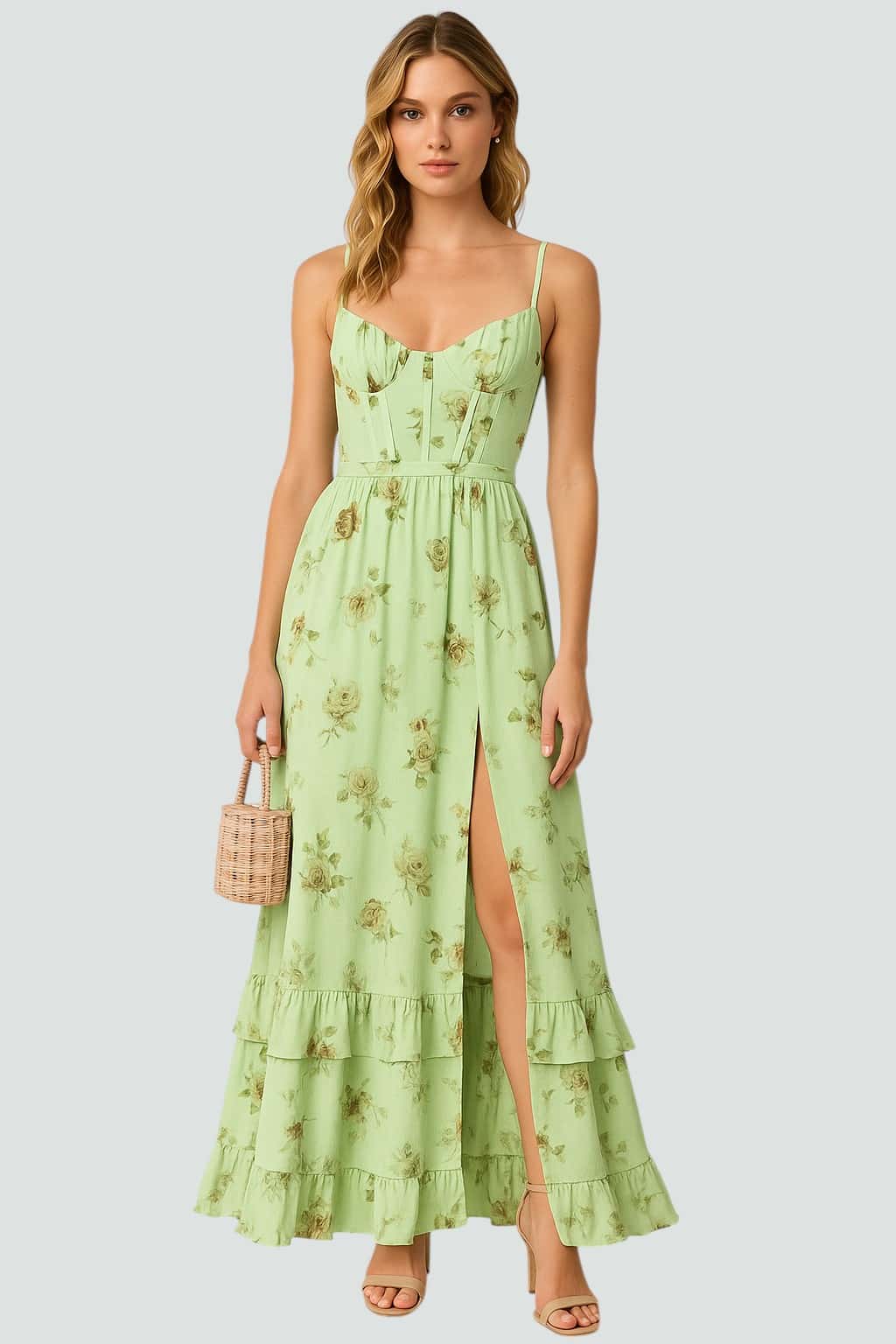 TIERRA | SILHOUETTE CHUCHOTANTE - VERT SAUGE