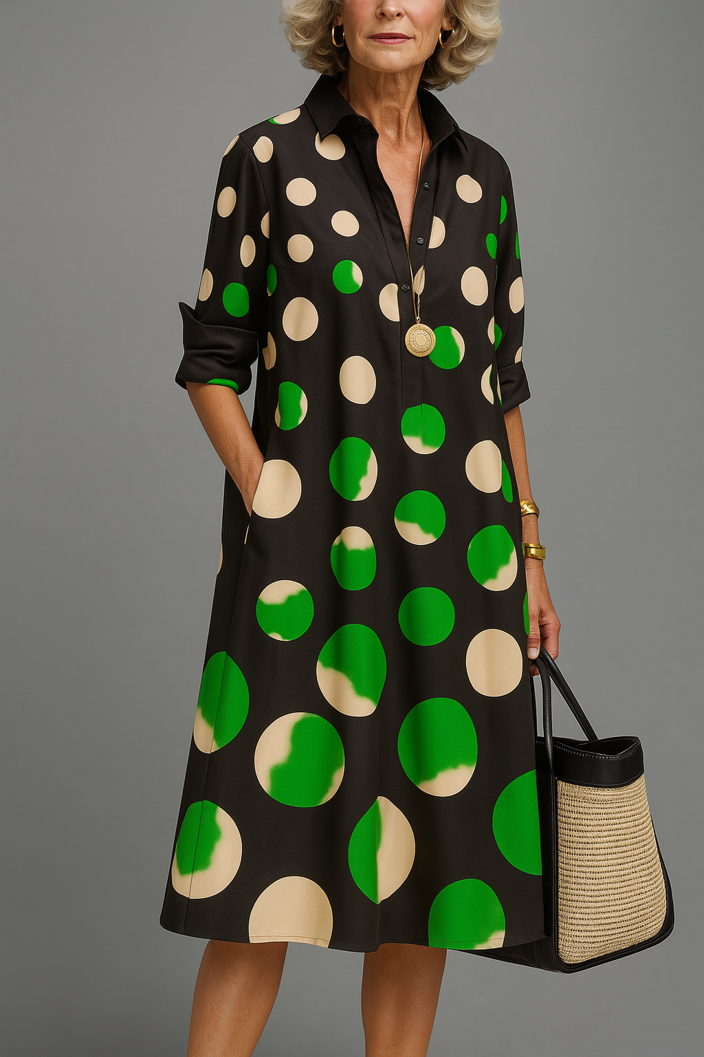 Remi | Robe midi élégante