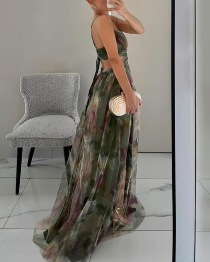BELLA - Zauberhaftes Maxikleid mit Blumenprint