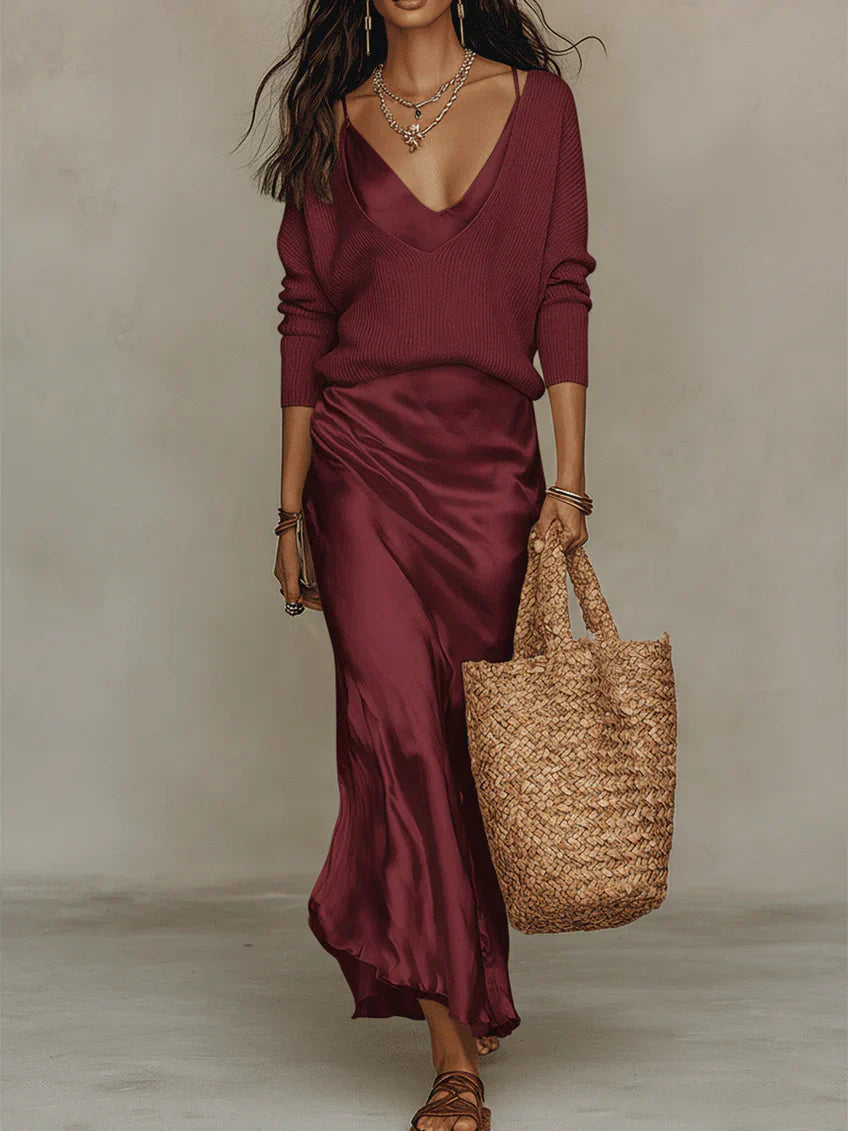 SOLA | ROBE À ENFILER ET ENSEMBLE EN TRICOT
