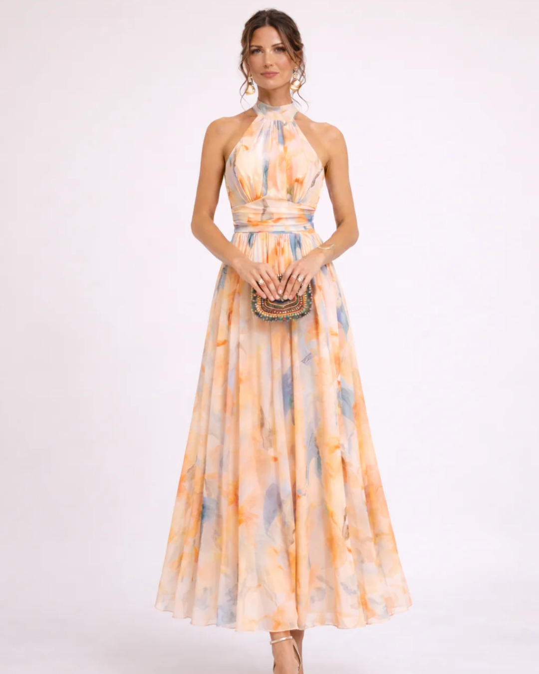 Celia | Halter Maxikleid