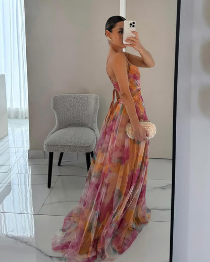 BELLA - Zauberhaftes Maxikleid mit Blumenprint
