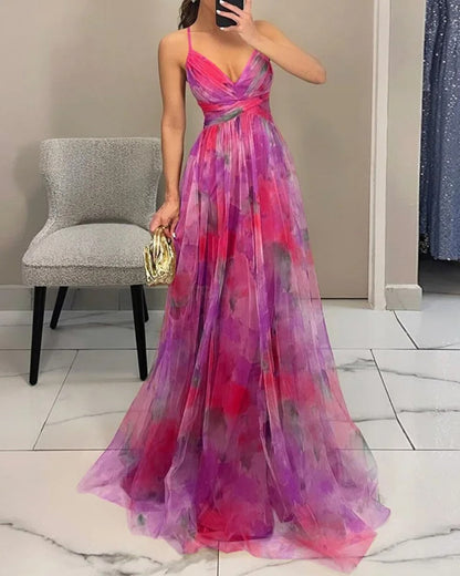 BELLA - Zauberhaftes Maxikleid mit Blumenprint