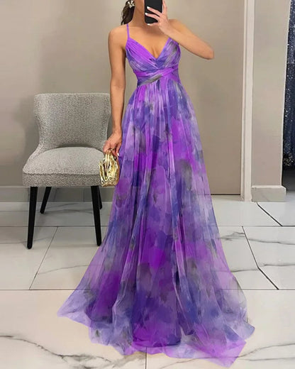 BELLA - Zauberhaftes Maxikleid mit Blumenprint
