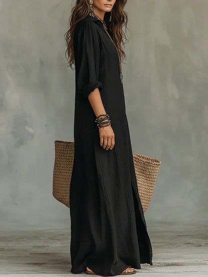 Bevy | Robe longue sans effort à la silhouette flatteuse Polyvalent pour un usage quotidien