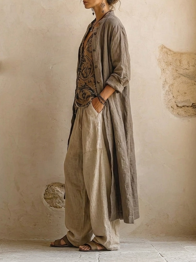 GRETEL - LOOK SUPERPOSÉ COMPLET BOHEMIAN FLUID